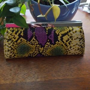 Snake print wallet